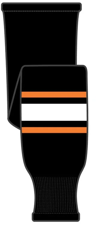 K1 Sportswear Philadelphia Flyers Black Knit Ice Hockey Socks