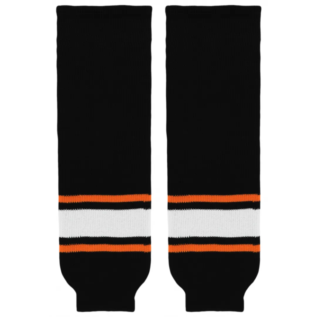 K1 Sportswear Philadelphia Flyers Black Knit Ice Hockey Socks
