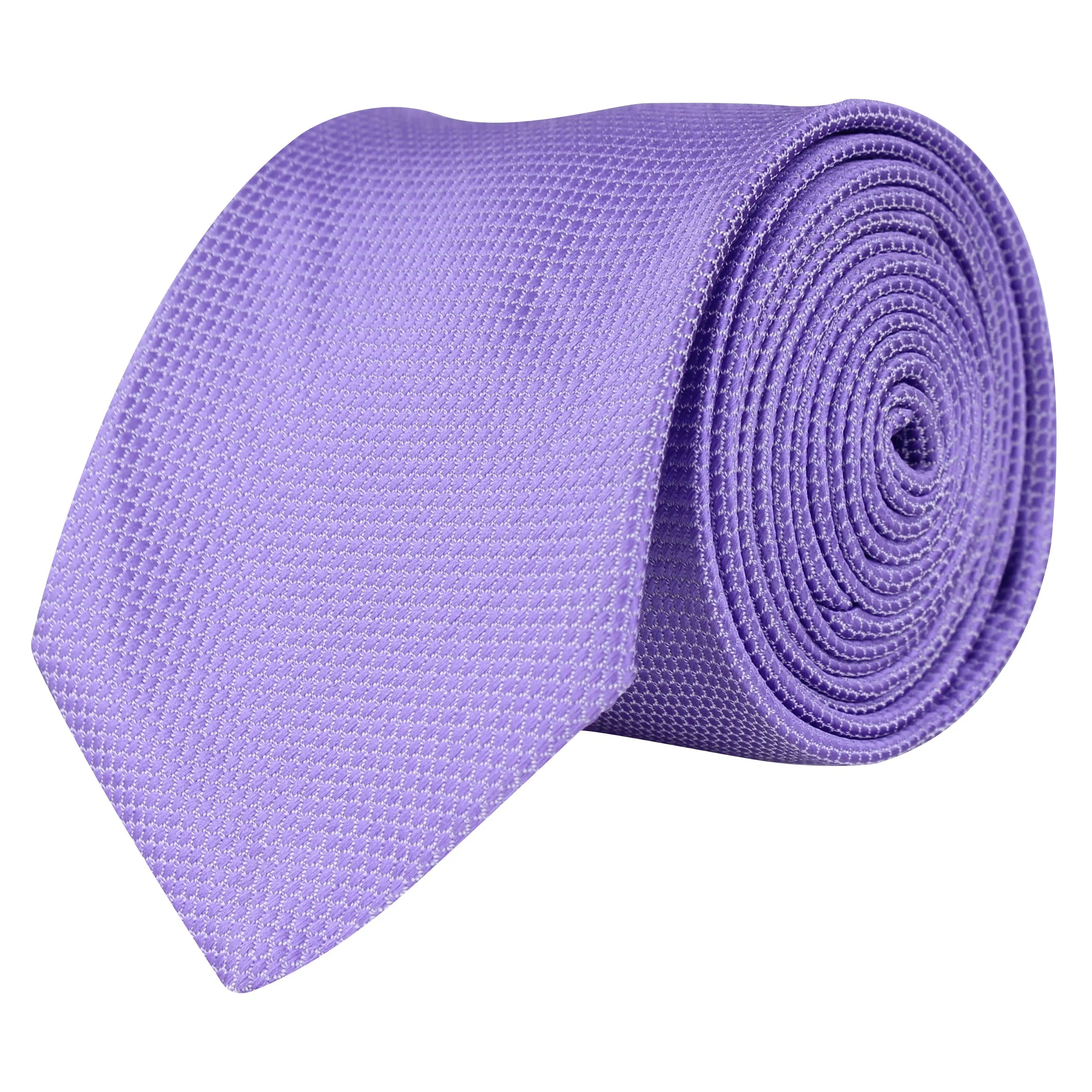 Kovove The Elegant Self Checkered Lavender Necktie For Men