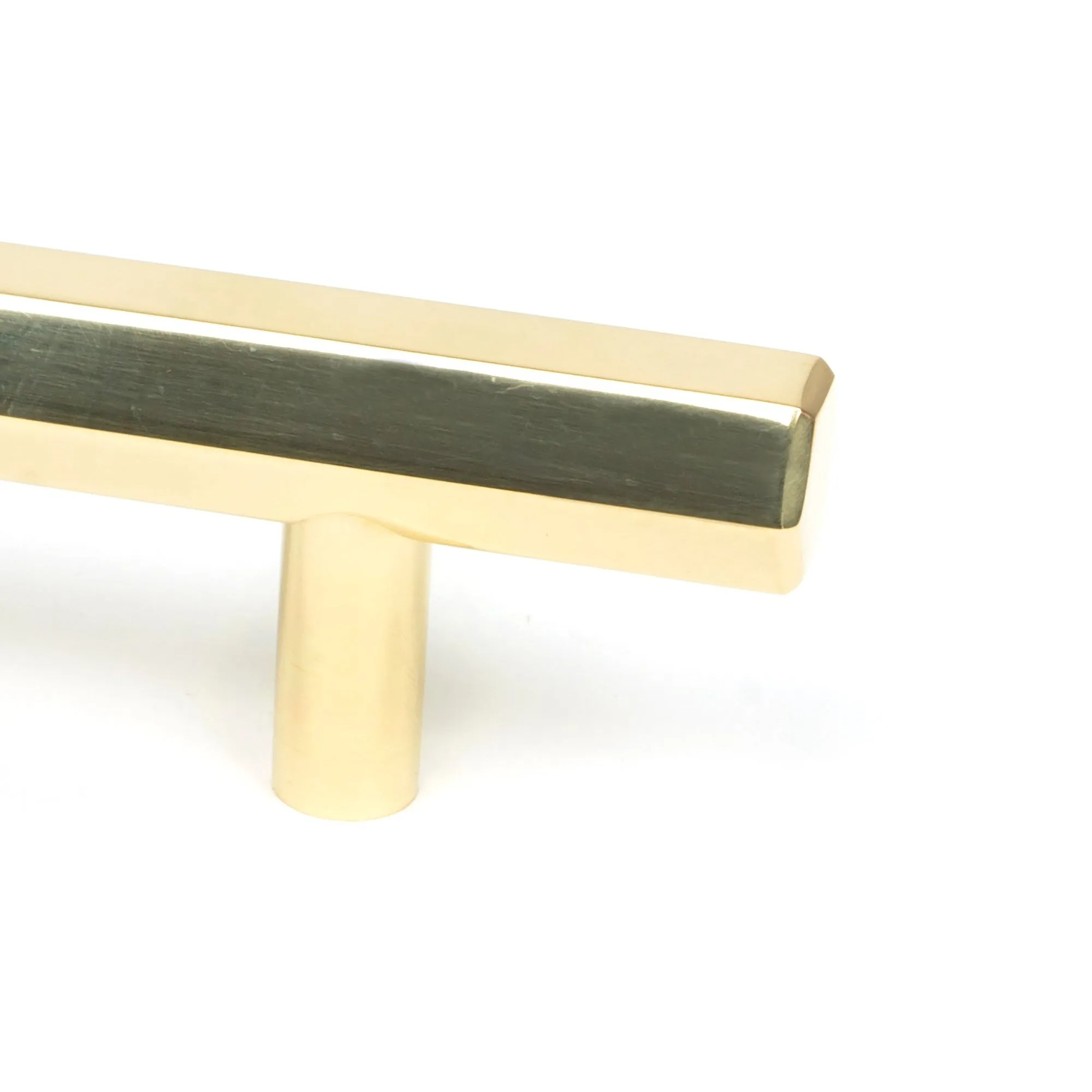 Polished Brass Kahlo Pull Handle - Medium | From The Anvil