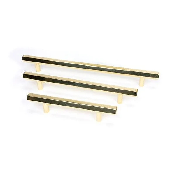 Polished Brass Kahlo Pull Handle - Medium | From The Anvil