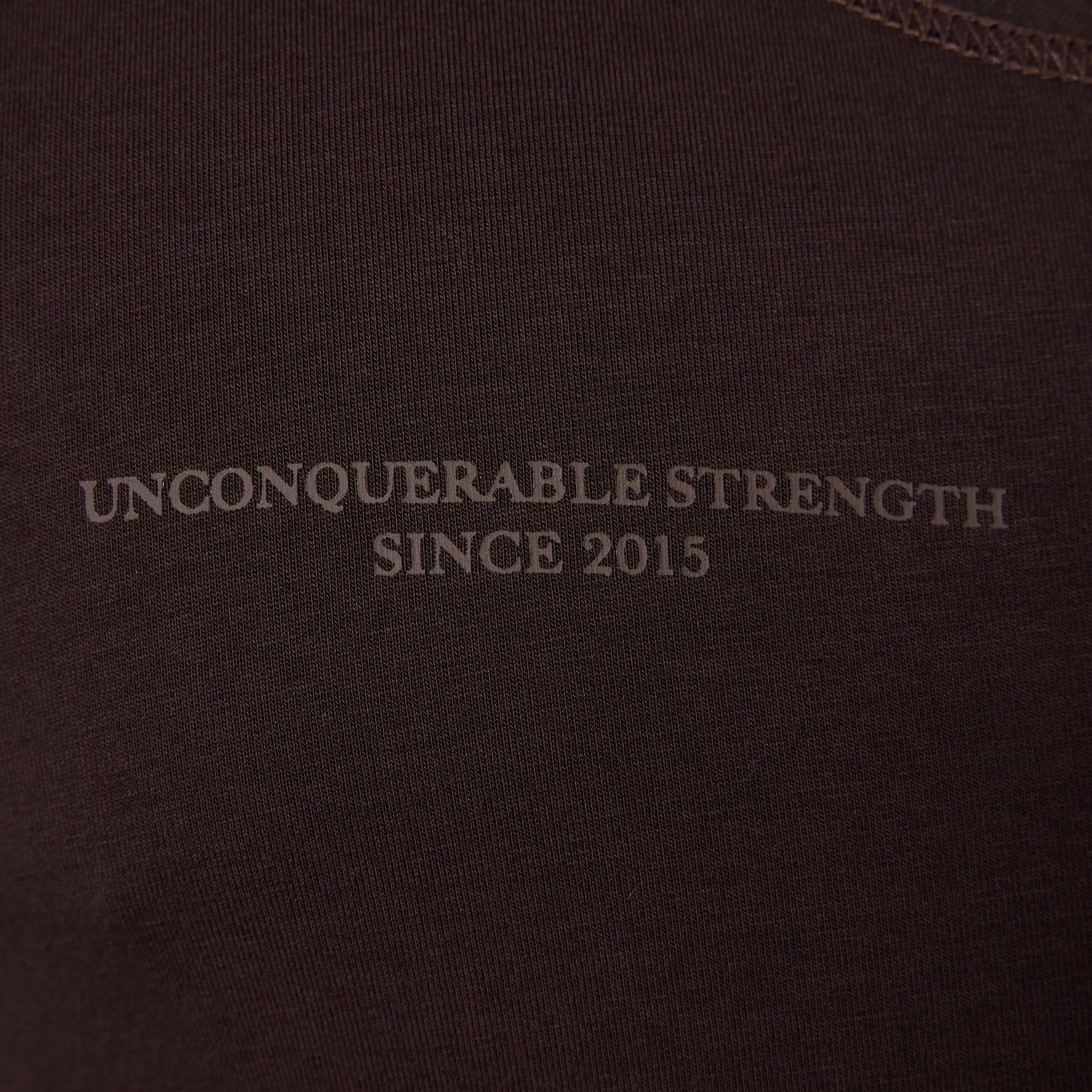 Vanquish Dark Brown Unconquerable Strength Tank Top